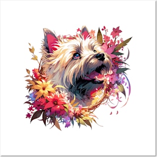 Cairn Terrier Joyful Mothers Day Dog Mom Gift Posters and Art